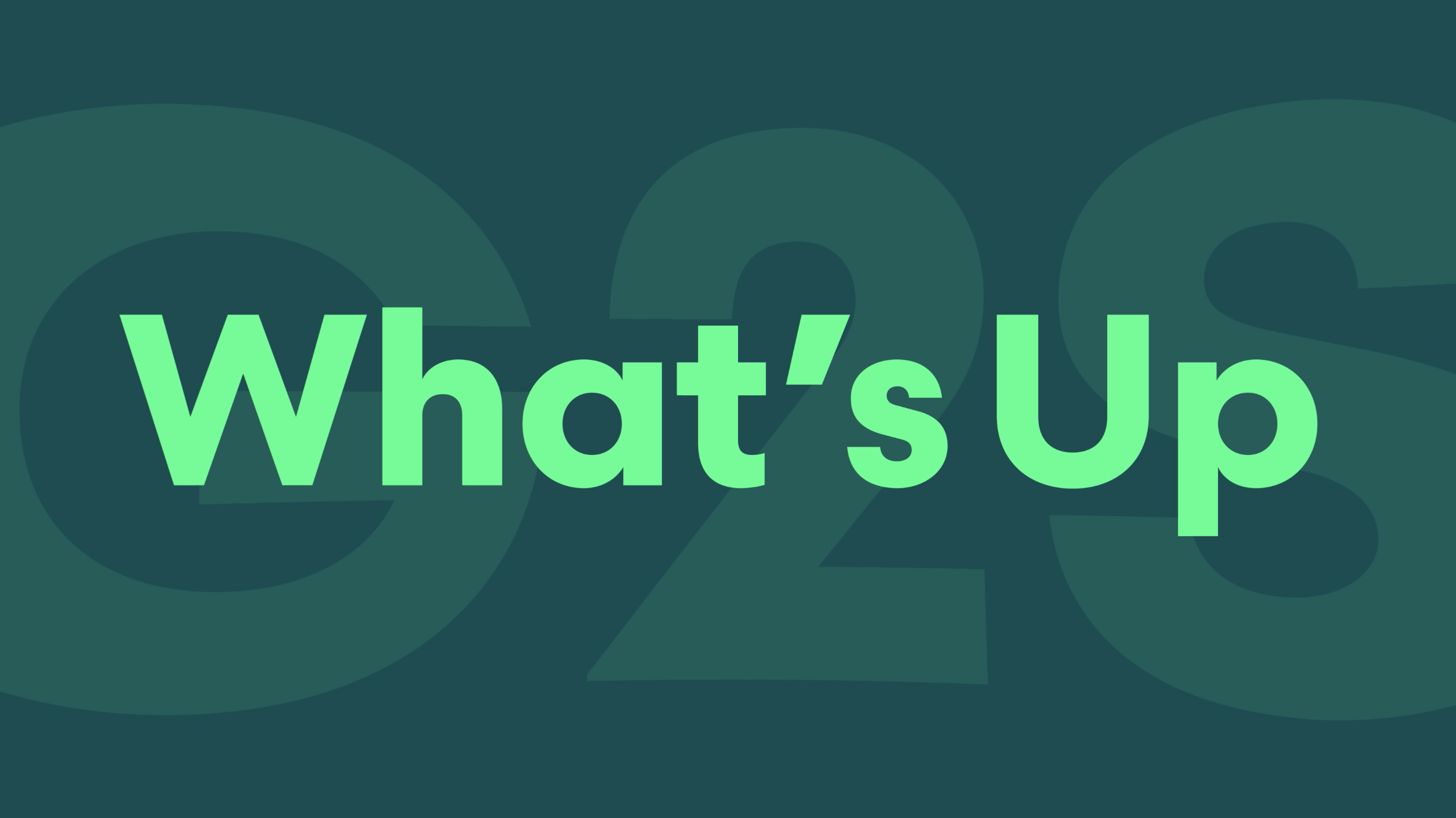 Habillage et identité visuelle du format What's Up